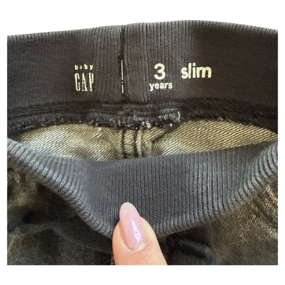 GAP Toddler Pull On Jeans-washed black 3T - Picture 3 of 3
